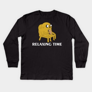 Relaxing Kids Long Sleeve T-Shirt